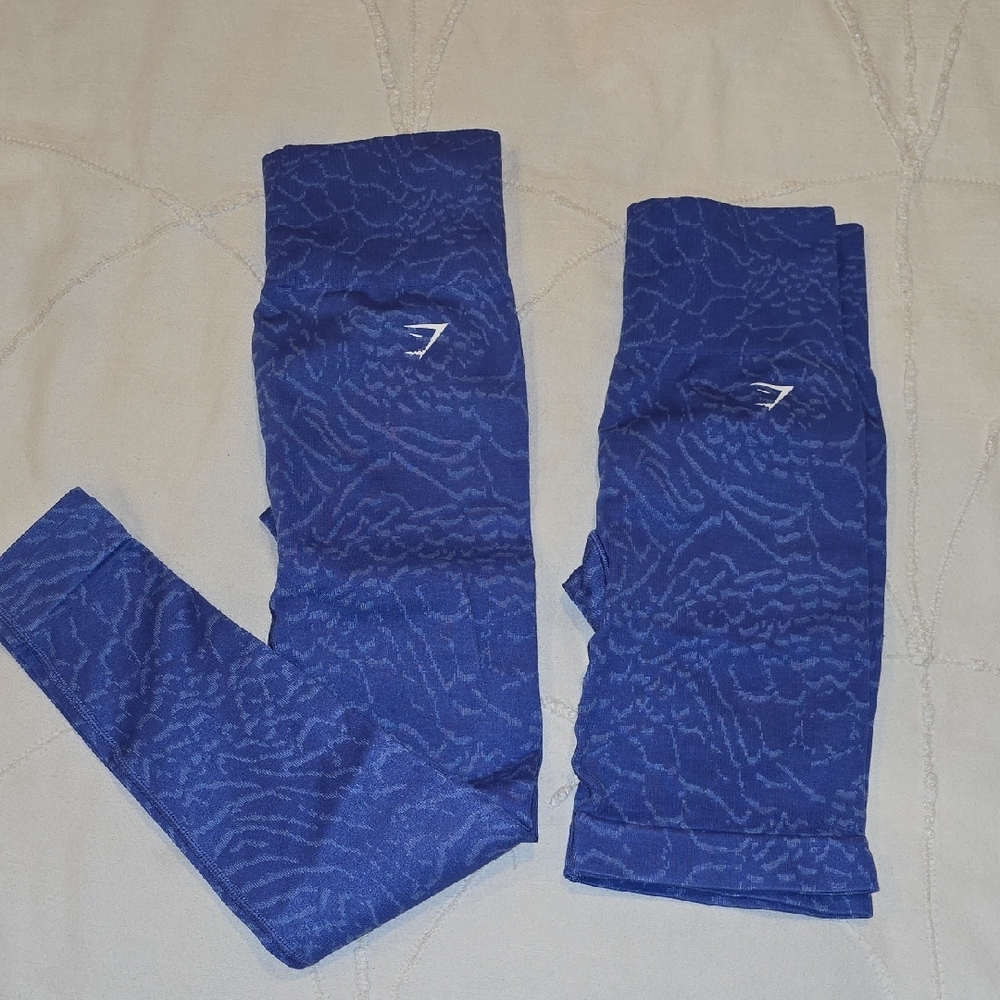 Gymshark Animal Leggings And Biker Shorts